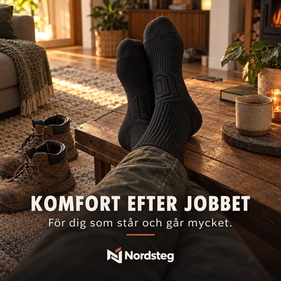 Nordsteg Pro – Stötdämpande arbetsstrumpor